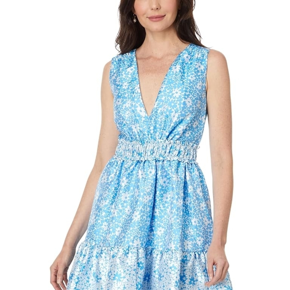 Lilly Pulitzer Blue Floral Dress